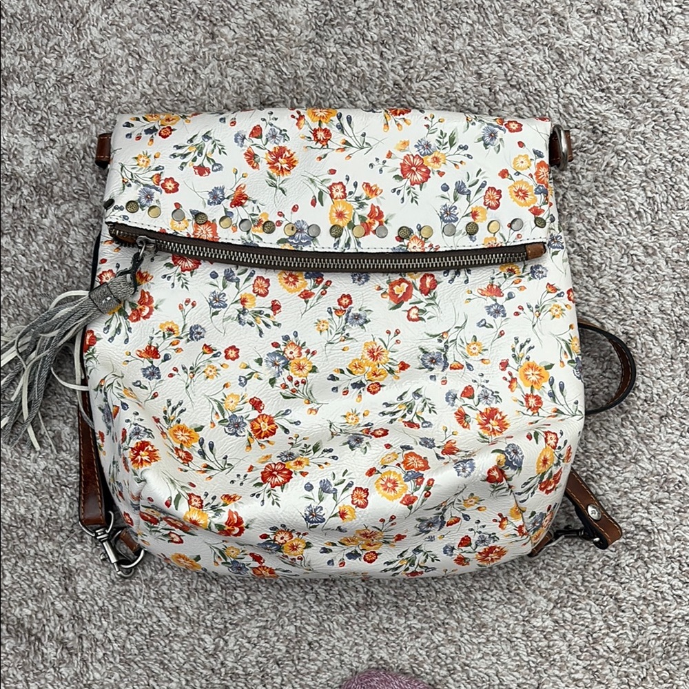 Patricia Nash Floral/White/ Brown Women's Bag Backpack